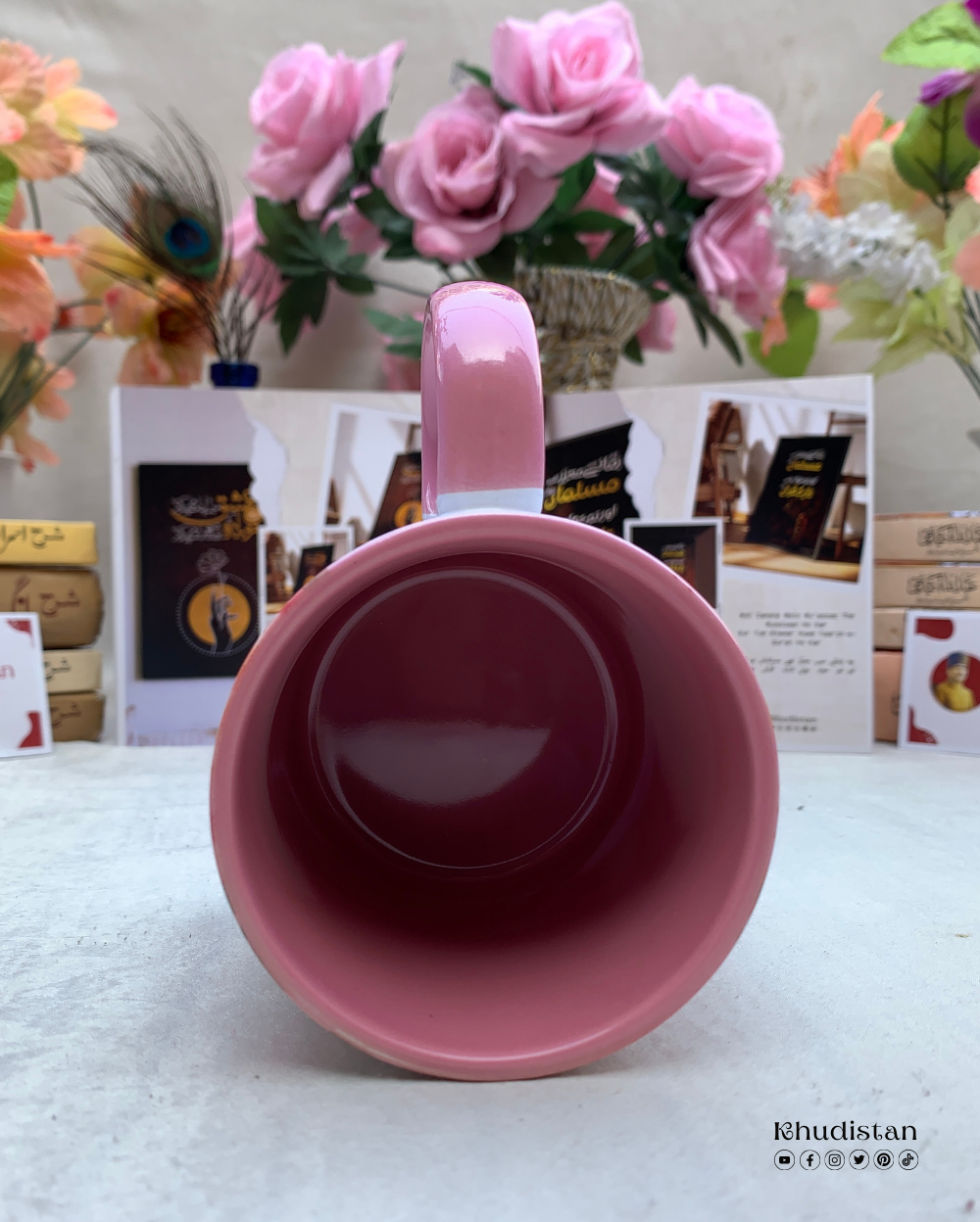 Urooj-e-Adam-e-Khaki Se Anjum Sehme Jate Hain - Colorful Mug