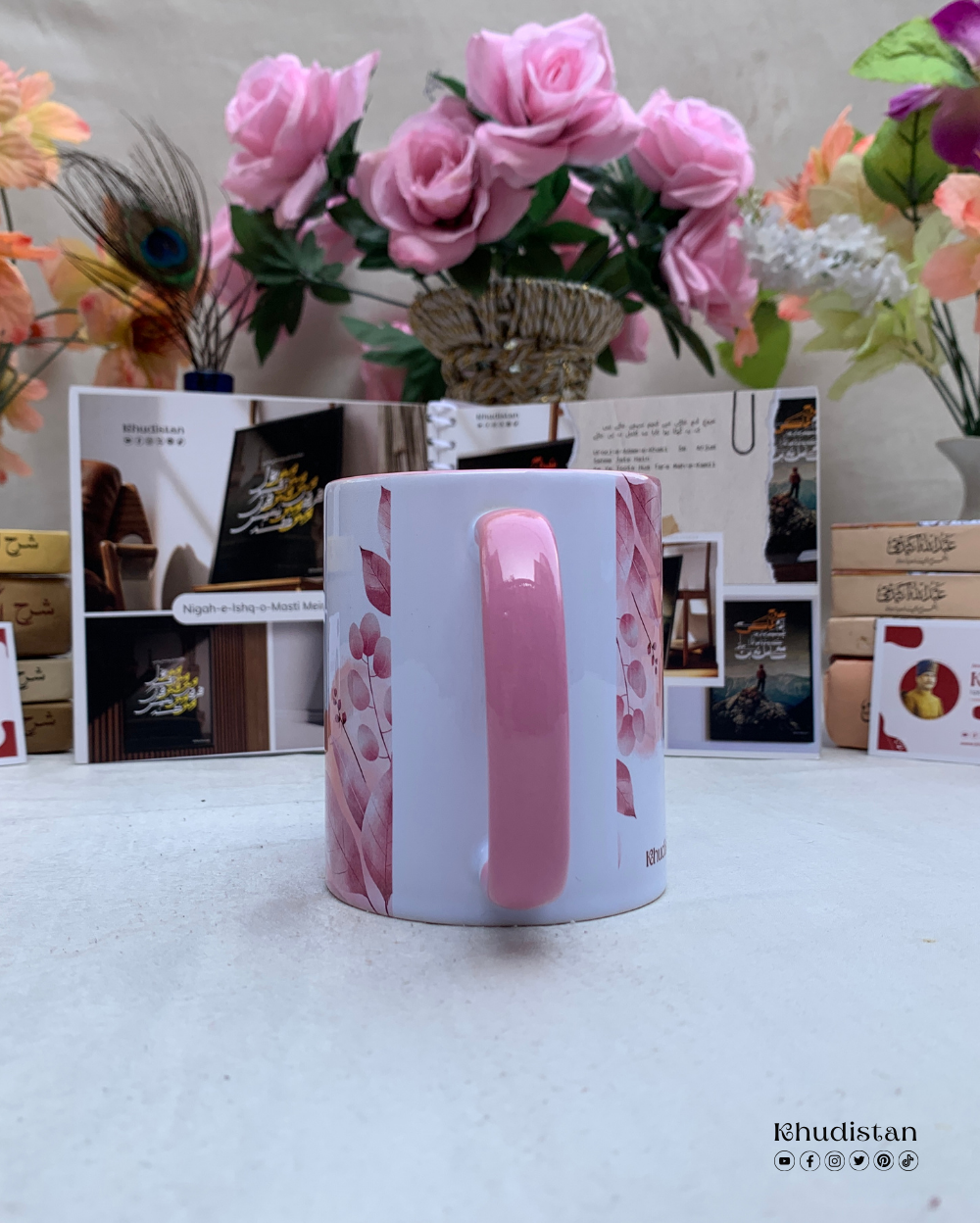 Urooj-e-Adam-e-Khaki Se Anjum Sehme Jate Hain - Colorful Mug